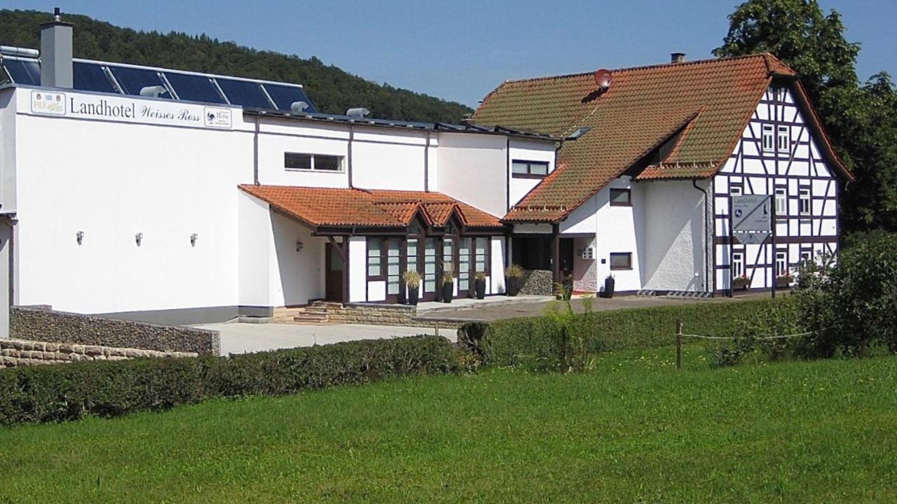 Landhotel Weisses Ross Garni Бад-Брюккенау Екстер'єр фото